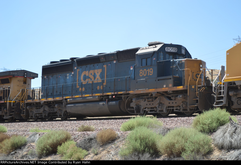 Rare CSX SD40 Westbound